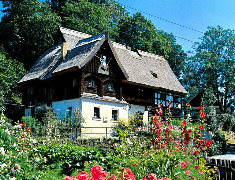 Reiterhaus im Frühling